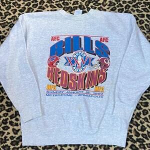 1990 Buffalo Bills Vs Washington Afc Sweatshirt